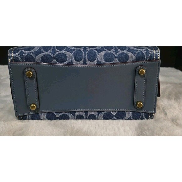 Coach Rogue Bag 25 In Signature Denim Blue - Picture 8 of 15